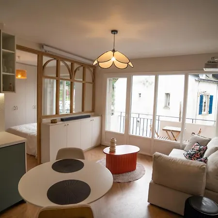 Apartment T2 Plein Sud - Parking - Balcon Vue Odet - Renove Par Un Architecte